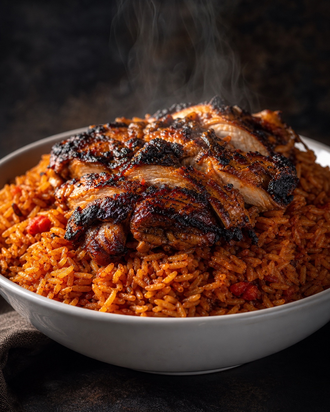 Smoky party jollof rice